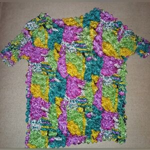 Vintage 1990s women's popcorn shirt size medium